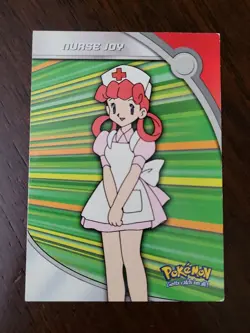 MP! 2000 Topps Pokemon Series 3 HV16 Nurse Joy Blue Logo TV Animation Edition - Image 1