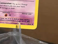 1999 Pokemon Gastly 33/62 Fossil 1st First Edition - Image 4