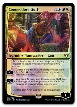 Commodore Guff #706 (Foil) (NM) Commander Masters CMM Magic MTG - Image 1
