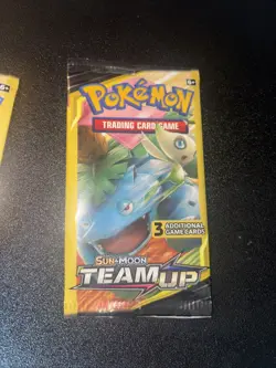 Pokemon TCG Sun & Moon Team Up 3 Pack Booster Venusaur & Celibi Sealed - Image 2