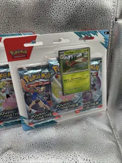 Pokemon Journey Together 3pack Blister. 2x Yanmega & 2x SCrafty. New And Sealed! - Image 2