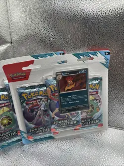 Pokemon Journey Together 3pack Blister. 2x Yanmega & 2x SCrafty. New And Sealed! - Image 4