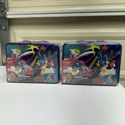 Lot 2 Pokemon Lucario Gardivoir Collector Chest Lunch Box Tin New Factory Sealed - Image 1