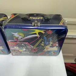 Lot 2 Pokemon Lucario Gardivoir Collector Chest Lunch Box Tin New Factory Sealed - Image 5