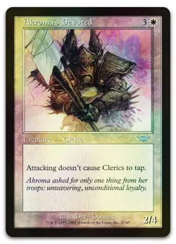 Akroma's Devoted #2 (Foil) (LP) Legions LGN Magic MTG - Image 1