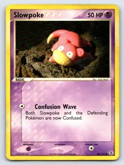 Slowpoke 80/112 Common FireRed & LeafGreen Pokemon Moderately Played - Image 1
