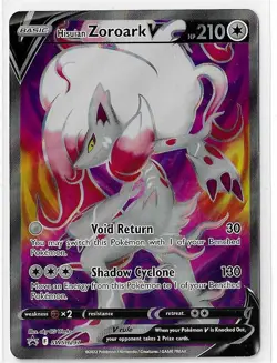 Hisuian Zoroark V - SWSH297 - Pokemon Black Star Promo Sword Shield NM - Image 1