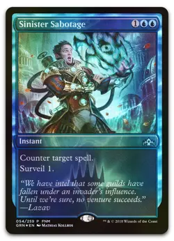 Sinister Sabotage #54 (Foil) (NM) FNM Promos FNM Magic MTG - Image 1