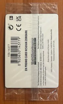 Pokemon - Hisuian Zoroark 076/196 GameStop Promo SEALED - Image 2