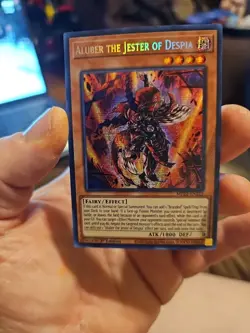 Yugioh- Aluber The Jester Of Despia (Secret Rare) (1st Edition) -MP22-EN123 Mint - Image 2
