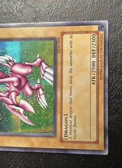 Konami Seiyaryu (Dark Duel Stories) DDS-004 Yugioh TCG Prismatic Secret Rare LP - Image 3