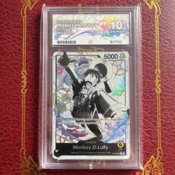 One Piece - Monkey D Luffy - ST29-001 Egghead Parallel - ACE Gem Mint Perfect 10 - Image 1