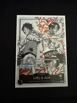 ST30-001 -Luffy & Ace Leader Alternate Art (Parallel) ENGLISH Full Art - Image 1