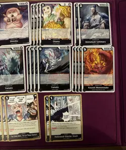 One Piece TCG: Yamato OP-16 Pre Built Deck! Ready To Play! Don Included! - Image 5