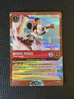Disney Cruise Line Exclusive Lorcana P3 Foil Mickey & Minnie Mouse Promo Cards - Image 2