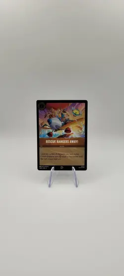 Disney Lorcana TCG: Rescue Rangers Away! 10/P2 FOIL League Promo Azurite Sea NM - Image 2