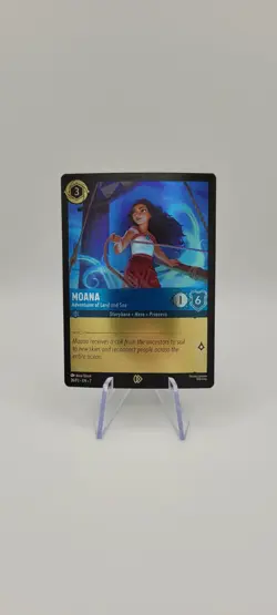 Disney Lorcana TCG: Moana 26/P2 Adventurers on Land and Sea CINEMARK Promo - NM - Image 2