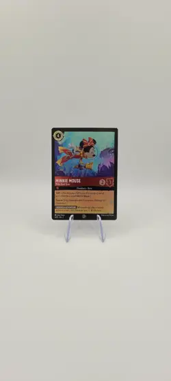 Disney Lorcana TCG: Minnie Mouse Wide-Eyed Diver 16/P1 Cold Foil Promo - NM - Image 3