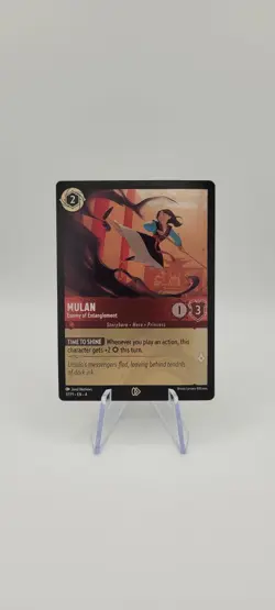 Disney Lorcana TCG: Mulan Enemy of Entanglement 37/P1 - Foil Promo - NM - Image 2