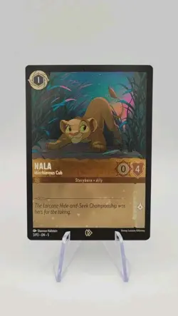 Disney Lorcana TCG: Nala - Mischievous Cub 3/P2 Promo Cold Foil - NM - Image 1