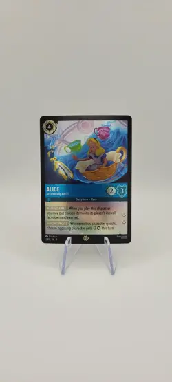 Disney Lorcana TCG: Alice - Accidentally Adrift 2/P3 Promo Cold Foil NM - Image 2