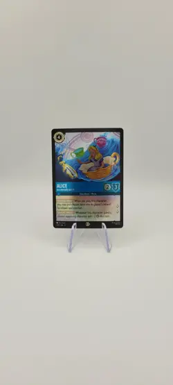 Disney Lorcana TCG: Alice - Accidentally Adrift 2/P3 Promo Cold Foil NM - Image 3