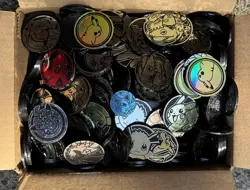Lot of 500x Official Pokemon Coins - Jumbo & Small Coins - Image 4
