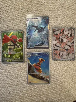 Pokemon TCG S&V Black Bolt Demi God Pack lot of 4 cards - SIR - Kyurem ex 165 - Image 1