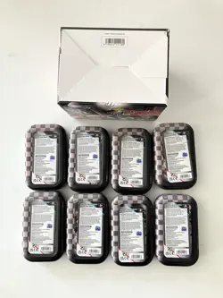 🔥 Unova Mini Tin Set of 8 Display Box EMPTY Pokemon Black Bolt White Flare - Image 2