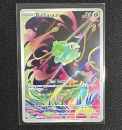 Pokemon Bulbasaur IR Mega Evolution 133/132 In Hand English - NM- Pack Fresh - Image 1