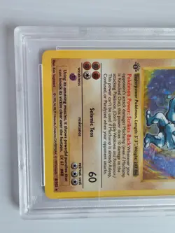 Pokemon 1st Edition Shadowless Machamp PSA 9 Mint! Base Set - Image 4