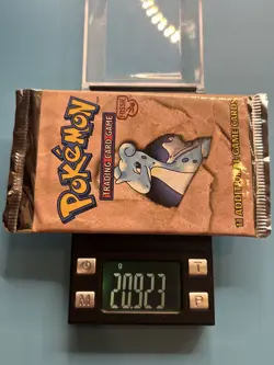 POKEMON FOSSIL BOOSTER PACK LAPRAS ART WOTC 1999 FACTORY SEALED HEAVYUU - Image 2