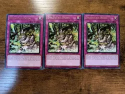 Dracotail Horn x3 JUSH-EN010 Rare Justice Hunters Yugioh NM - Image 1