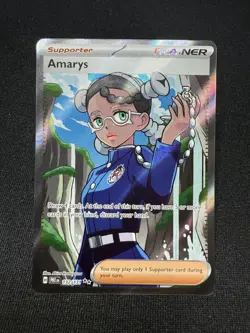 Amarys 132/131 Ultra Rare SV: Prismatic Evolutions Pokemon Card - Image 1
