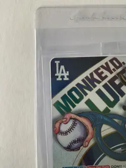 Los Angeles Dodgers One Piece Night 2025 SGA Monkey D Luffy Promo Card EB02-010 - Image 2