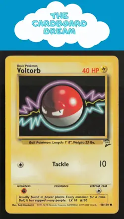 Voltorb Base Set #067/102 Common Pokemon Card WotC - Image 1