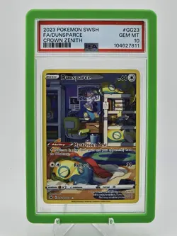 PSA 10 Gem Mint Dunsparce GG23/GG70 Crown Zenith Galarian Gallery Pokemon Card - Image 1