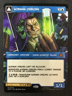 MTG Marvel's Spider-Man #220 Norman Osborn Borderless - Image 1