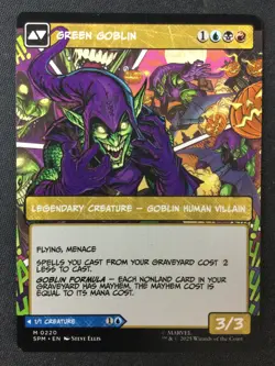 MTG Marvel's Spider-Man #220 Norman Osborn Borderless - Image 2