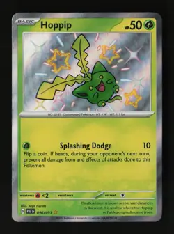 Hoppip 096/091 Shiny Rare Paldean Fates Pokemon Cards - Image 1