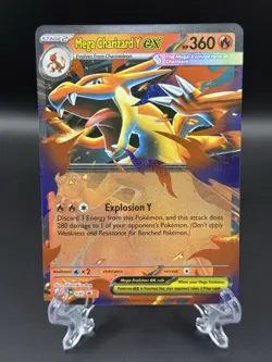 Mega Charizard Y ex 030 Holo Promo ME: Mega Evolution Promo Pokemon Near Mint - Image 1