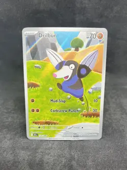 Drilbur Illustration Rare Pokemon TCG Black Bolt 124/086 - Image 1
