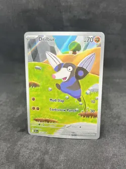 Drilbur Illustration Rare Pokemon TCG Black Bolt 124/086 - Image 2