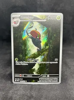 Pokemon TCG Accelgor Illustration Rare White Flare 094/086, NM Condition - Image 1