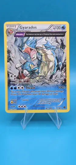2015 Pokemon XY Ancient Origins Gyarados Holo Rare #21/98 B1 - Image 1