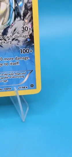 2015 Pokemon XY Ancient Origins Gyarados Holo Rare #21/98 B1 - Image 4