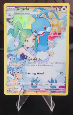 Altaria Pokemon • Ultra Rare • TG11/TG30 Silver Tempest Trainer Gallery NM - Image 1