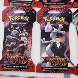 Pokemon Destined Rivals And Chaos Rising Sleeved Booster Packs - Lot Of 6 - Image 2