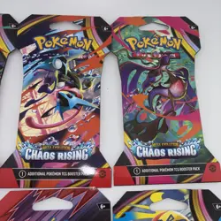 Pokemon Destined Rivals And Chaos Rising Sleeved Booster Packs - Lot Of 6 - Image 4