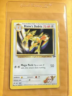 Blaine's Dodrio - 32/132 Gym Challenge - Pokemon TCG - 2000 - Image 1